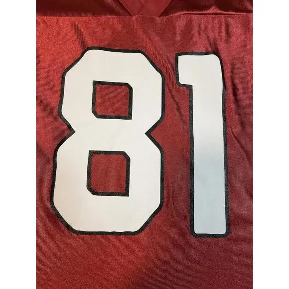 Arizona Cardinals Jersey Mens Large Red Anquan Boldin #81 NFL Vintage - Picture 3 of 8